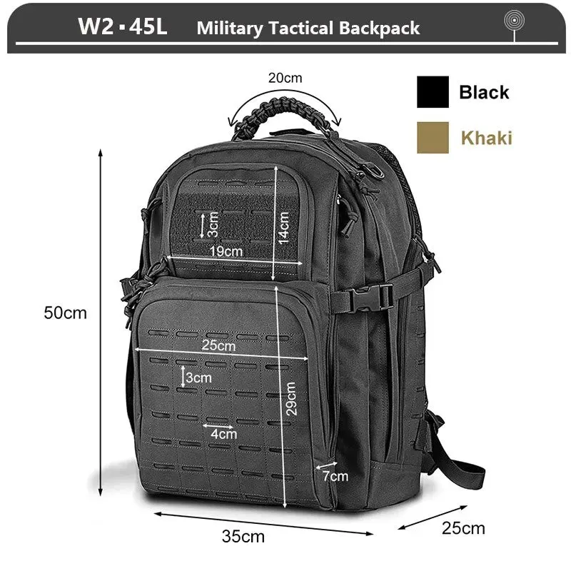 Large Waterproof Tactical Backpack for Outdoor Adventures