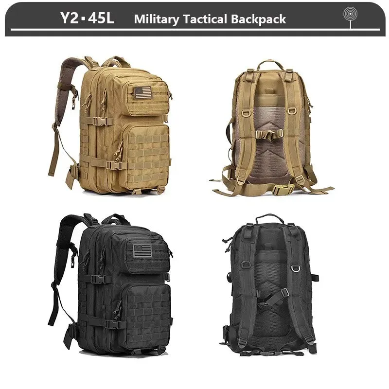 Large Waterproof Tactical Backpack for Outdoor Adventures