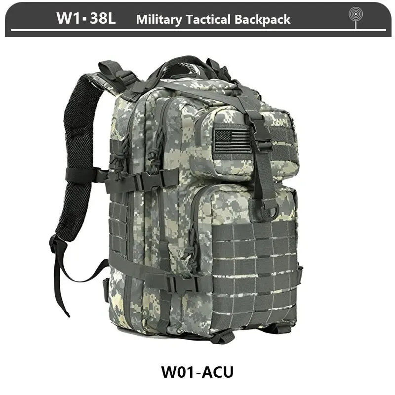 Large Waterproof Tactical Backpack for Outdoor Adventures