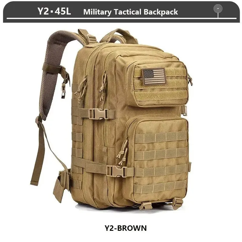 Large Waterproof Tactical Backpack for Outdoor Adventures