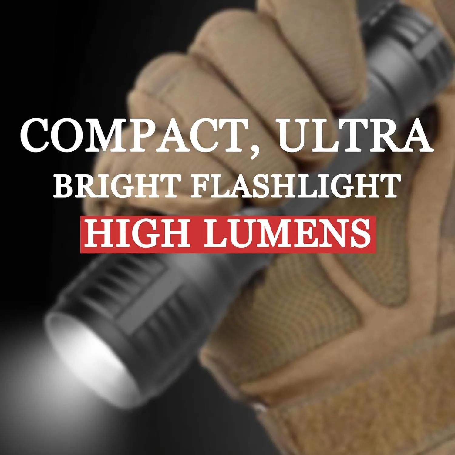 LED Flashlight 3000 Lumen Zoomable Flash Light 3 Modes Water Resistant Handheld Torch, 2 Pack