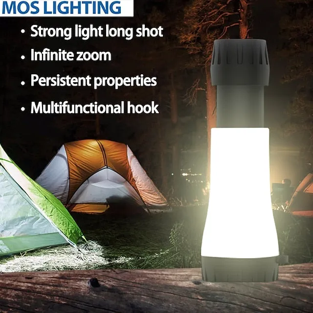 LED Flashlight Torch Portable Rechargeable Zoomable Super Bright Multi-function Flash Light Camping Fishing Adventure Repair 20W