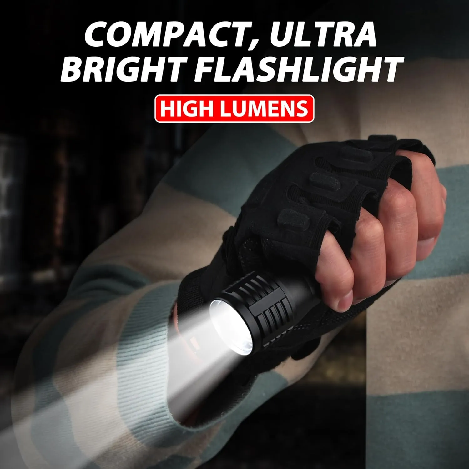 LED Flashlight Water Resistant Military Grade 2000 Lumens 3 Modes Zoom Function Ultra Bright Torch,2-Pack