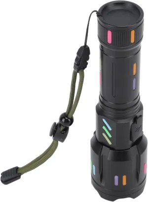 LED Flashlights Zoomable Handheld Flashlight with USB Load for Nighttime