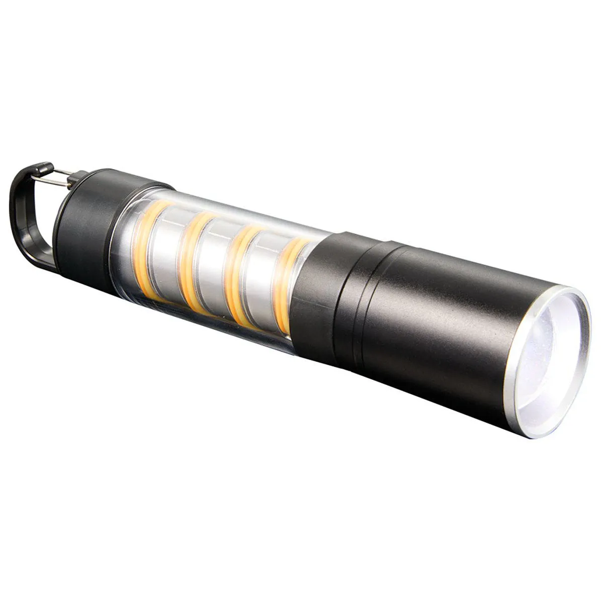 Leed's Black Hanging Spiral Filament Lantern Flashlight