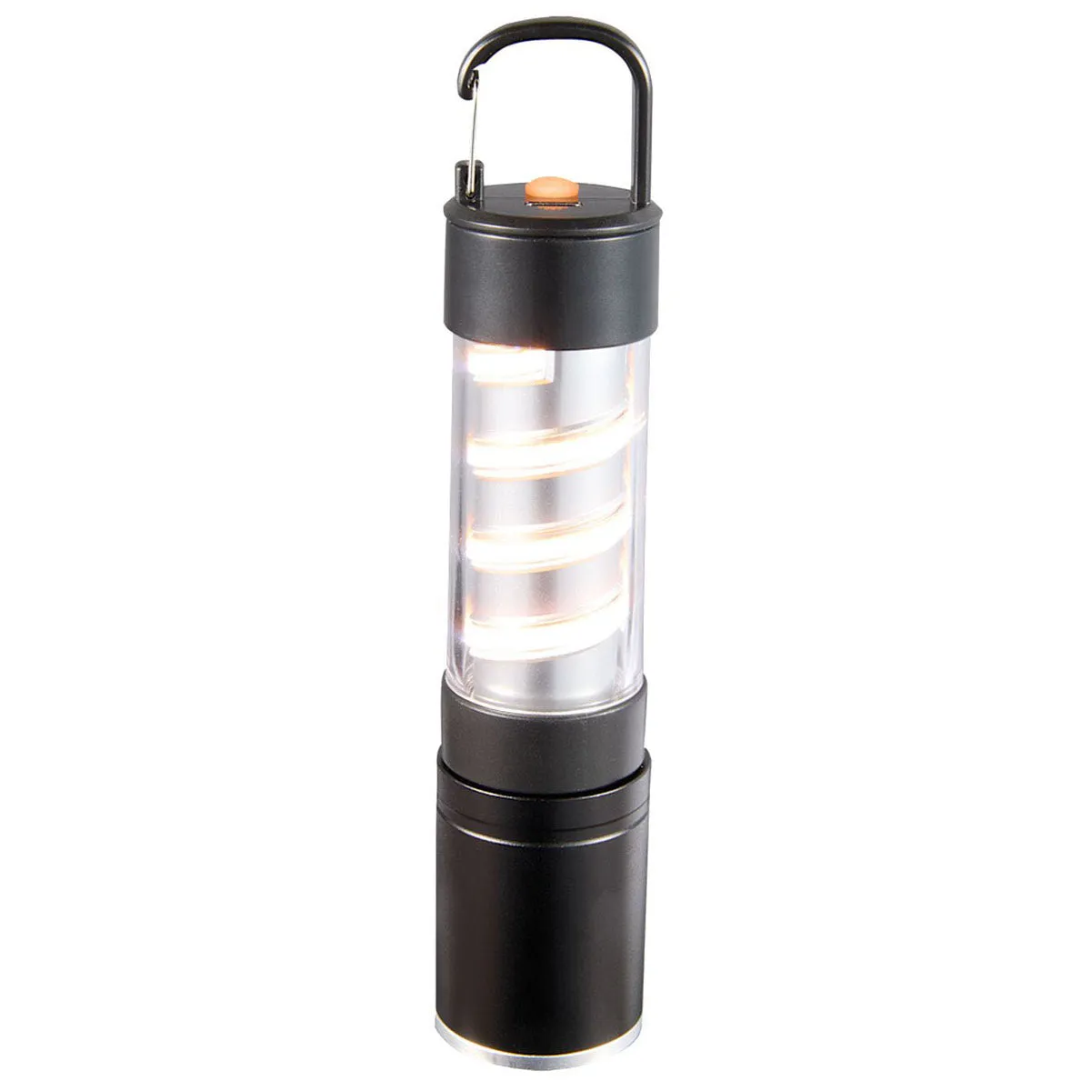 Leed's Black Hanging Spiral Filament Lantern Flashlight