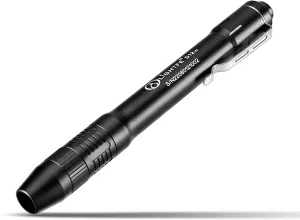 LIGHTFE Pen Light for Doctors and Nurses Penlight with Pupil Gauge, LED Source 150 Lumens (Max.Output) Frog Eye Optical Lens Zoomable for Auto Repairs, EDC Illumination, GOG Walking. (White)