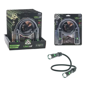 LitezAll Rechargeable 500 Lumen Bendable Neck Light