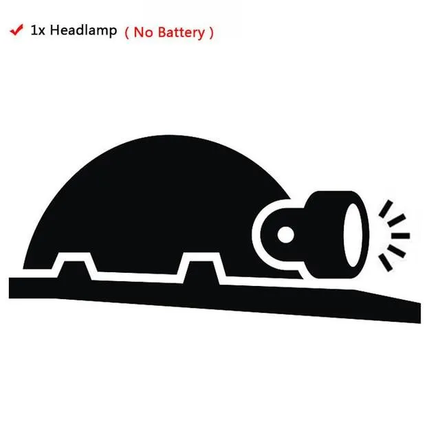 Litwod Z102303 LED headlamp Headlight chips 3LED 1T6 2Q5 led Head Flashlight torch Lamp light Lantern 18650 rechargeable battery