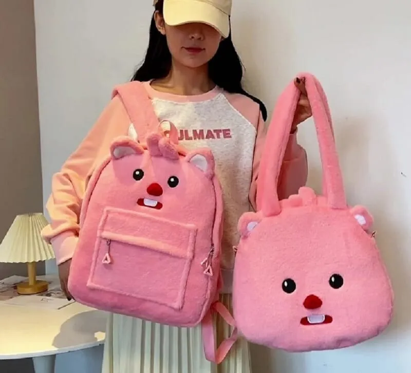 Loopy Little Beaver Cartoon Backpack(17023)