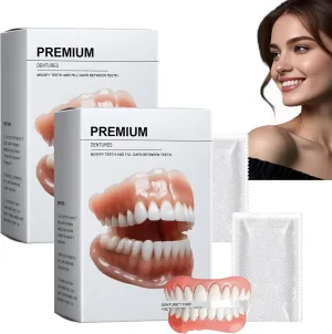 Lumogaze Dentures, Smileasego Premium Dentures, Glidewellpd Premium Denture, Advanced Full Denture Set, Silicone Reline Denture Set (2PCS)