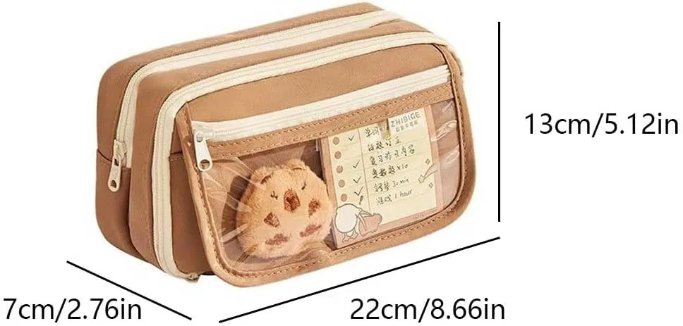 Lushandy Capybara Backpack, Cute Capibara Backpacks Kawaii Kapibara Stuff Large Cartoon Capybara Bag Ita Bag