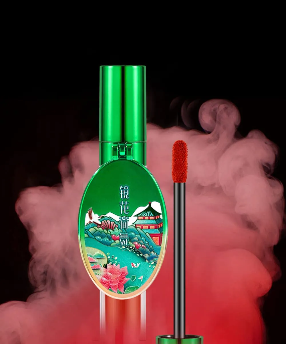 Matte Liquid Lipstick, 6 Colors Red Matte Lipstick Long Lasting Waterproof Lip Gloss with Mirror Velvety High Pigmented Lip Stain Kit Girls Women Make Up Gift (06#)