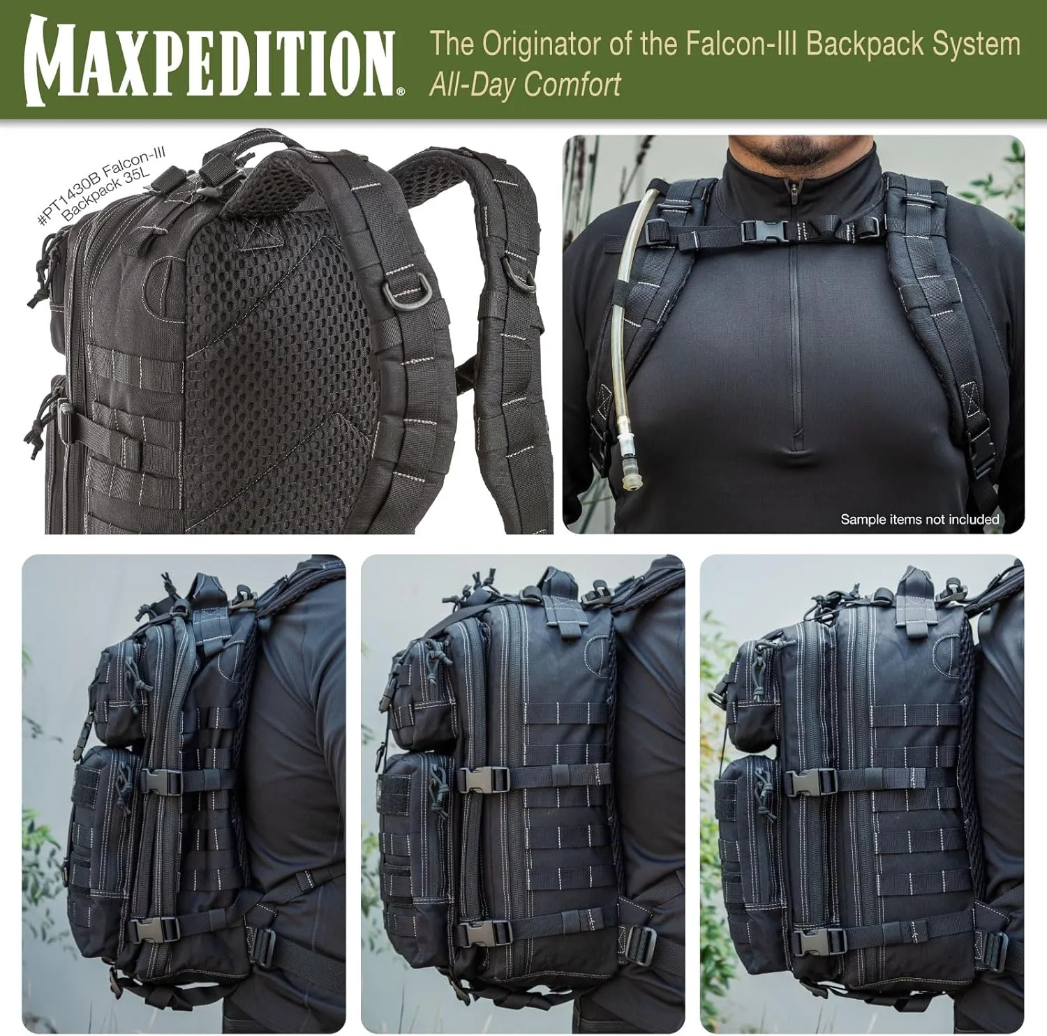 MaxpeditionFalcon-III™ Backpack (Black)
