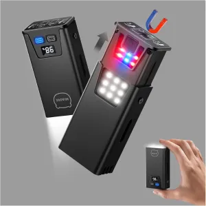 MIAOKE 8 Mode Small Flashlight with Magnetic, 1,000 Hight Lumen LED Rechargeable Flashlight,Keychain EDC Flashlight for Daily Travel Maintenance and Emergency Mini Flashlight as Gife for Man