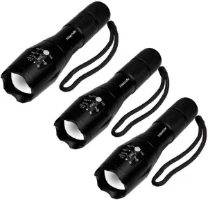 Military Grade Tactical 5 Mode High Lumens Waterproof LED Flashlight (3)
