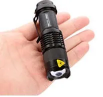MINI 600 LUMENS CREE T6 LED ZOOMABLE RECHARGEABLE FLASHLIGHT