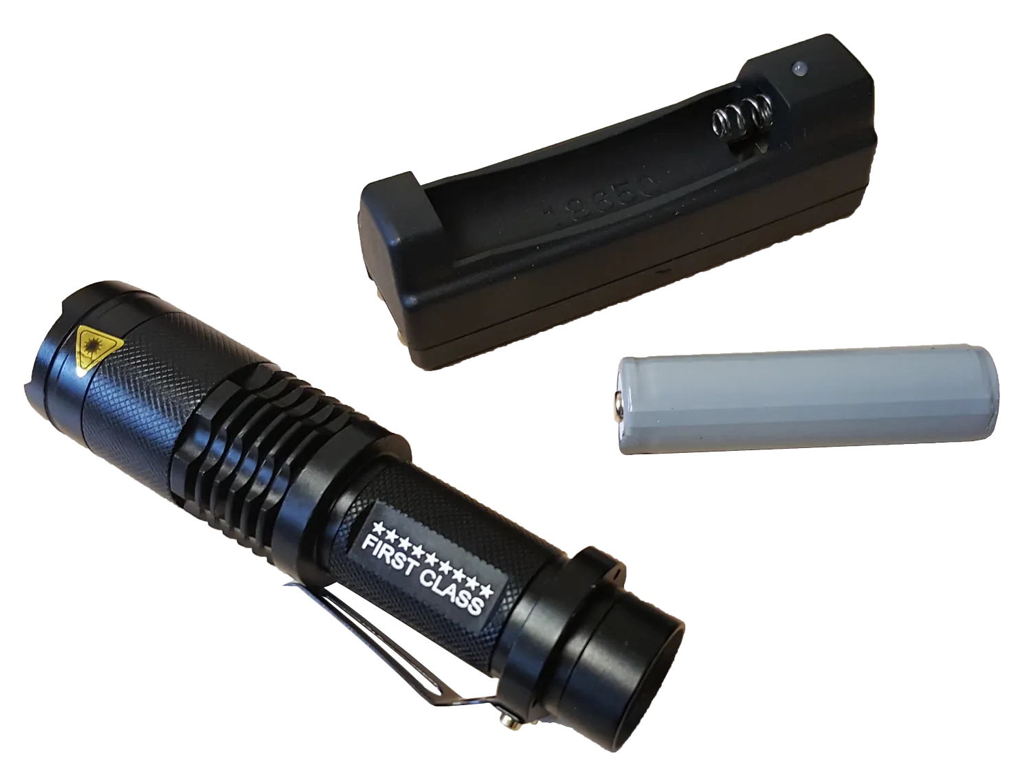 MINI 600 LUMENS CREE T6 LED ZOOMABLE RECHARGEABLE FLASHLIGHT