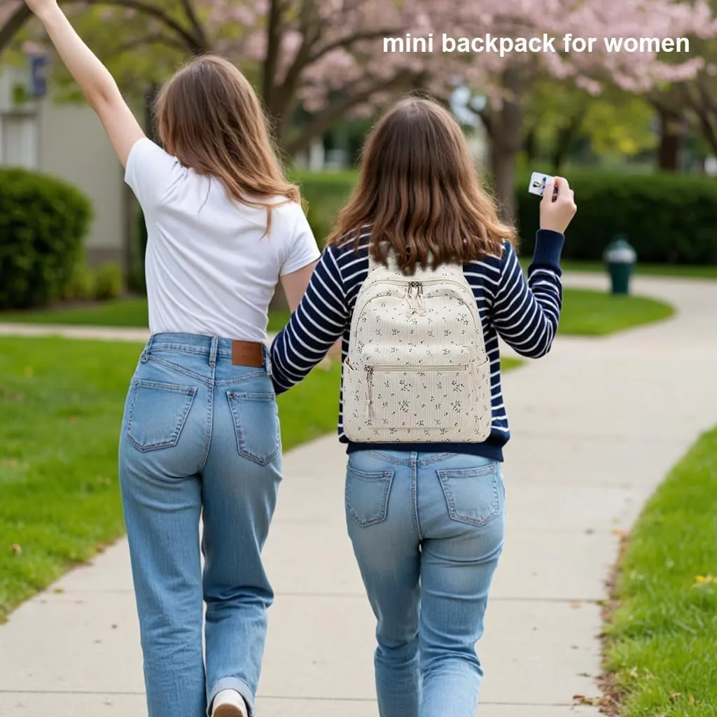 Mini Backpack Women Girls Water-resistant Small Backpack Purse Shoulder Bag for Womens Adult Kids School Travel
