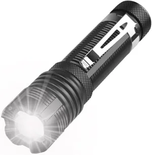 Mini Flashlight Powerful,Super Bright Small Flash Light, Zoomable 5 Modes Pocket Flashlight, Waterproof Adjustable Brightness for Camping, Running and Emergency