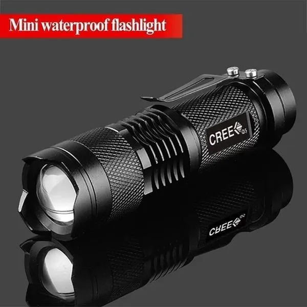 Mini UltraFire CREE Q5 Zoomable LED Flashlight