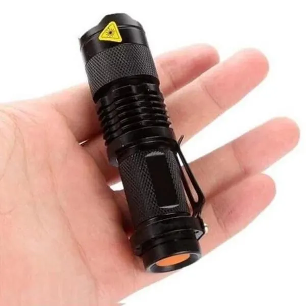 Mini UltraFire CREE Q5 Zoomable LED Flashlight