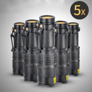 Mini UltraFire CREE Q5 Zoomable LED Flashlight