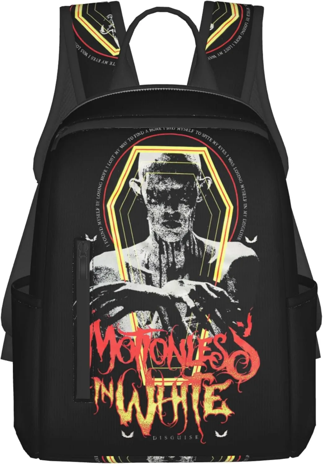 Motionless Rock In White Backpack Lightweight Backpack Travel Bag Classic Laptop Daypack for Men Women Backpack
