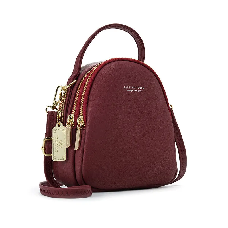 Multi-Compartment Lightweight Crossbody Bag