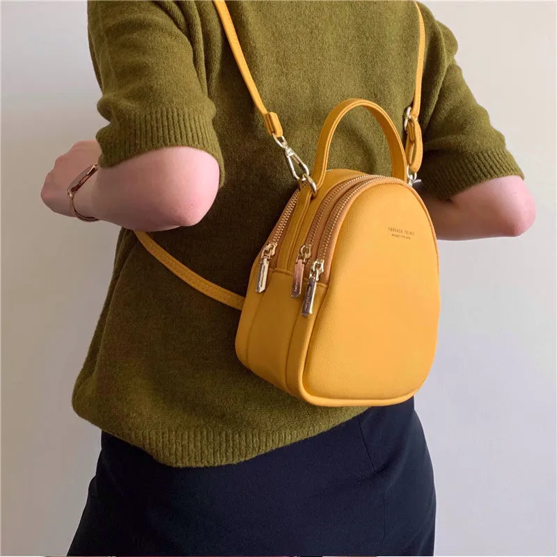 Multi-Compartment Lightweight Crossbody Bag