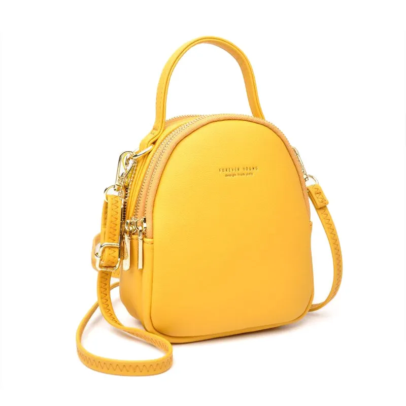 Multi-Compartment Lightweight Crossbody Bag