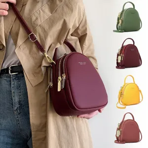 Multi-Compartment Lightweight Crossbody Bag