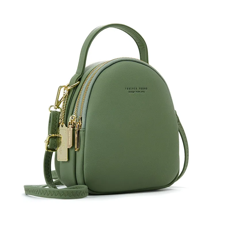 Multi-Compartment Lightweight Crossbody Bag