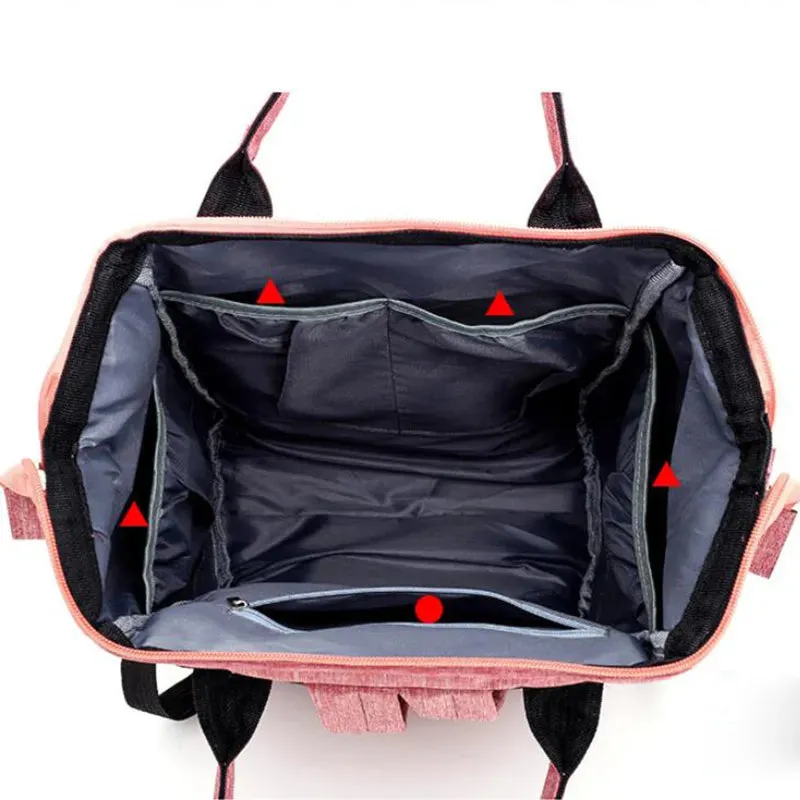 Multi-Function Nappy Backpack: Large Capacity, Waterproof