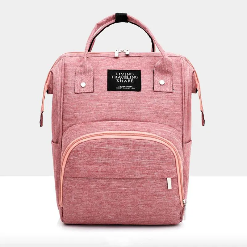 Multi-Function Nappy Backpack: Large Capacity, Waterproof