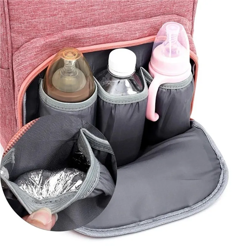 Multi-Function Nappy Backpack: Large Capacity, Waterproof