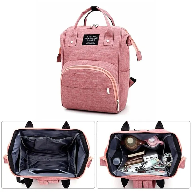 Multi-Function Nappy Backpack: Large Capacity, Waterproof