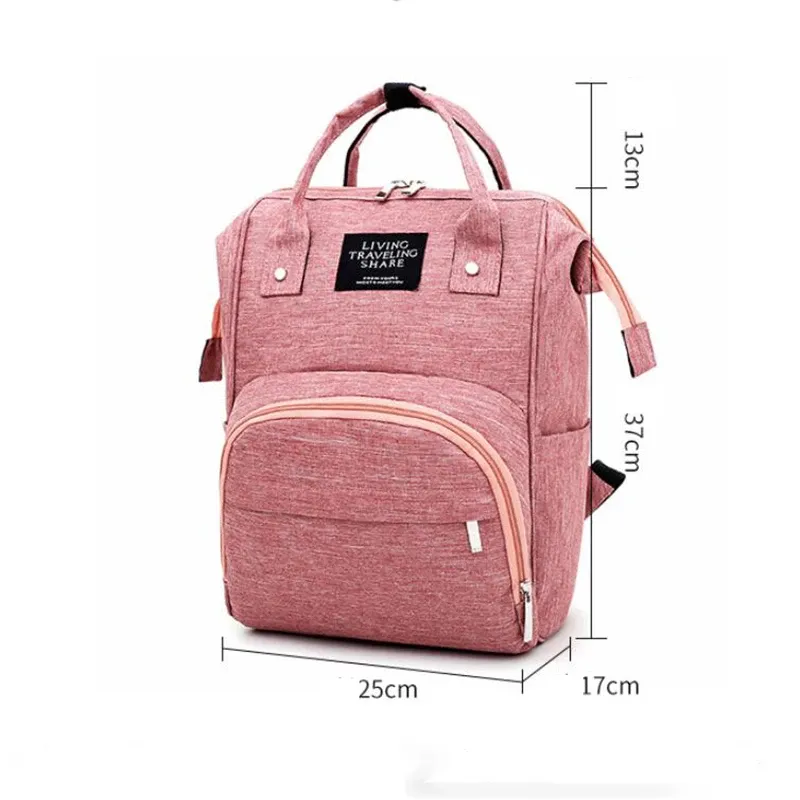 Multi-Function Nappy Backpack: Large Capacity, Waterproof