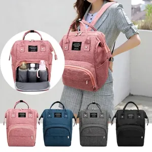 Multi-Function Nappy Backpack: Large Capacity, Waterproof