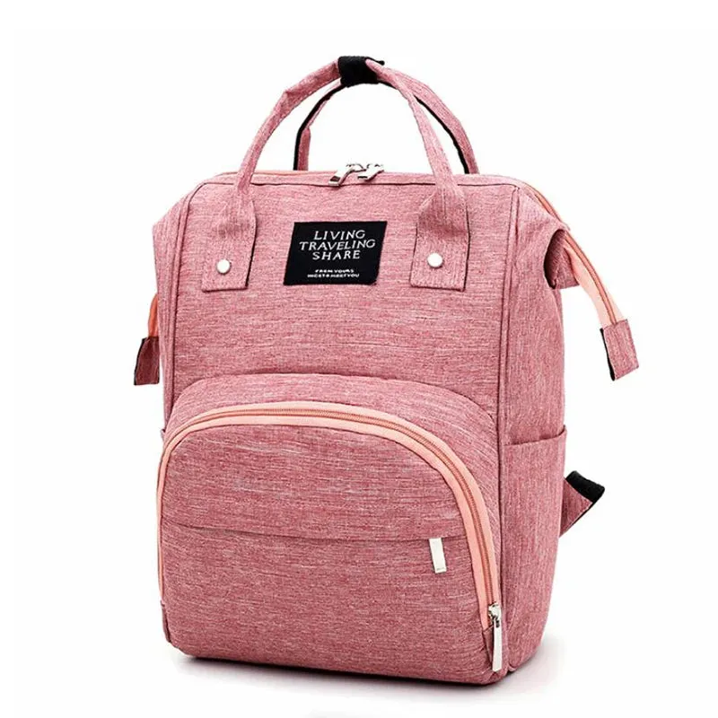 Multi-Function Nappy Backpack: Large Capacity, Waterproof