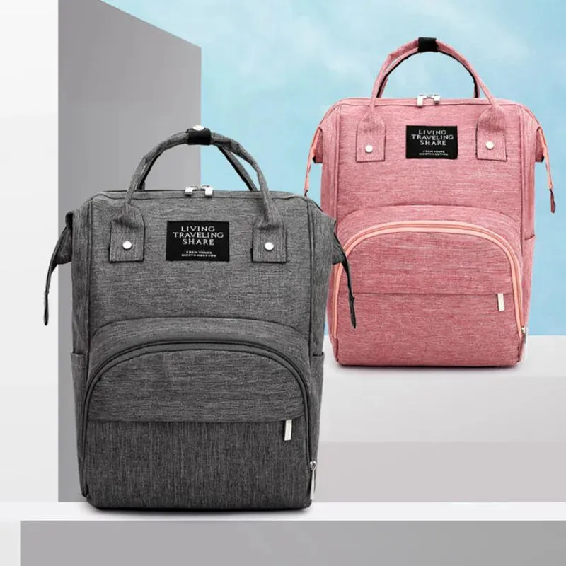 Multi-Function Nappy Backpack: Large Capacity, Waterproof