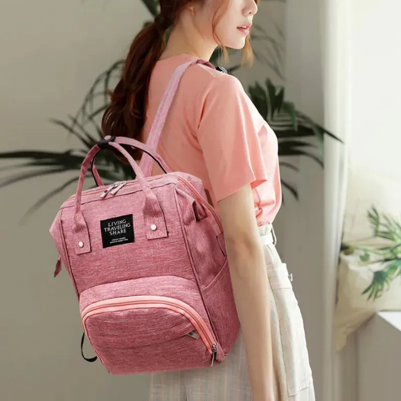 Multi-Function Nappy Backpack: Large Capacity, Waterproof