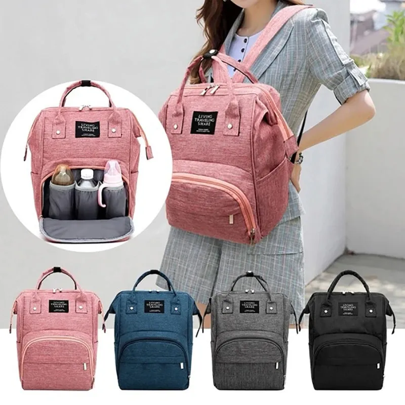 Multi-Function Nappy Backpack: Large Capacity, Waterproof