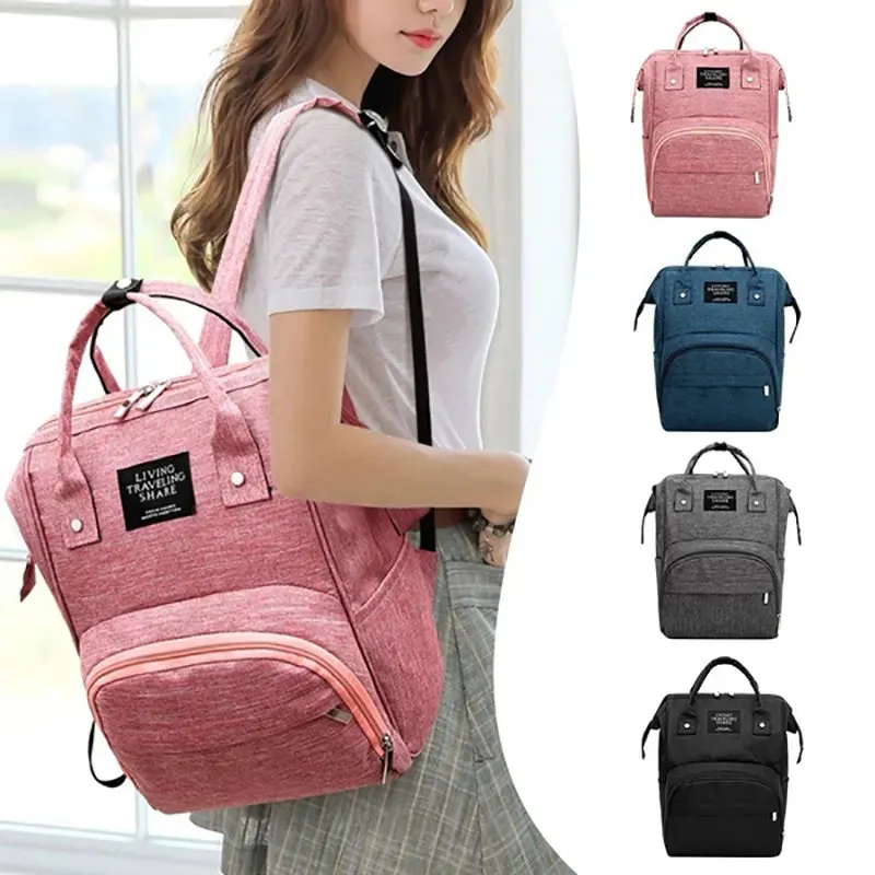 Multi-Function Nappy Backpack: Large Capacity, Waterproof