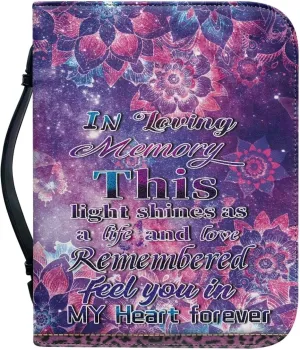 Mumeson Bible Covers for Women Leather Bible Carrying Case Organizer Bag Standard Size Large Capacity Bible Holder