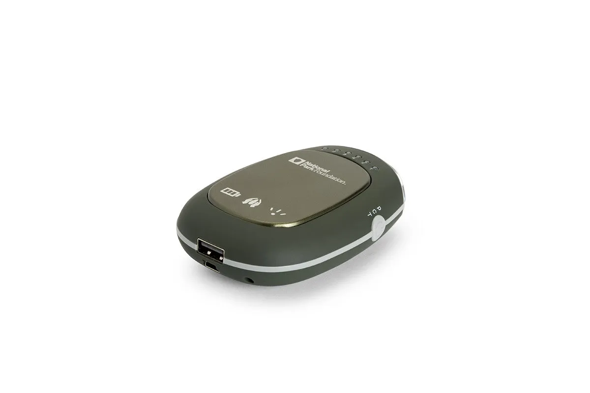 National Park Foundation Rechargeable Power Pack, Hand Warmer & LED Flashlight