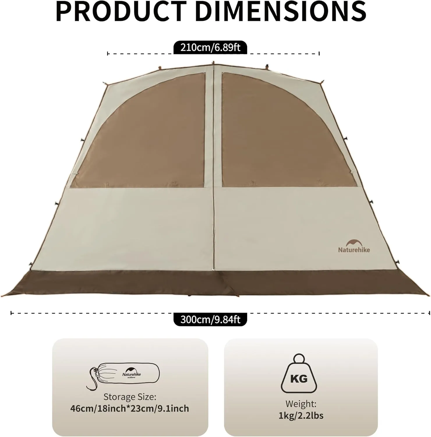 Naturehike Cloud Boundar Quick Opening Canopy Tent