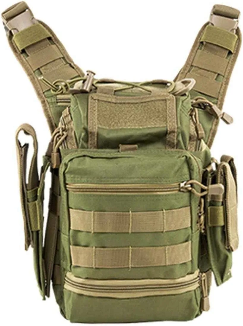 NcSTAR NcSTARVism PVC First Responders Utility Bag/Green W/Tan Trim