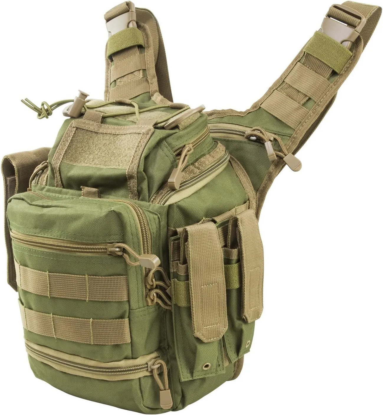NcSTAR NcSTARVism PVC First Responders Utility Bag/Green W/Tan Trim