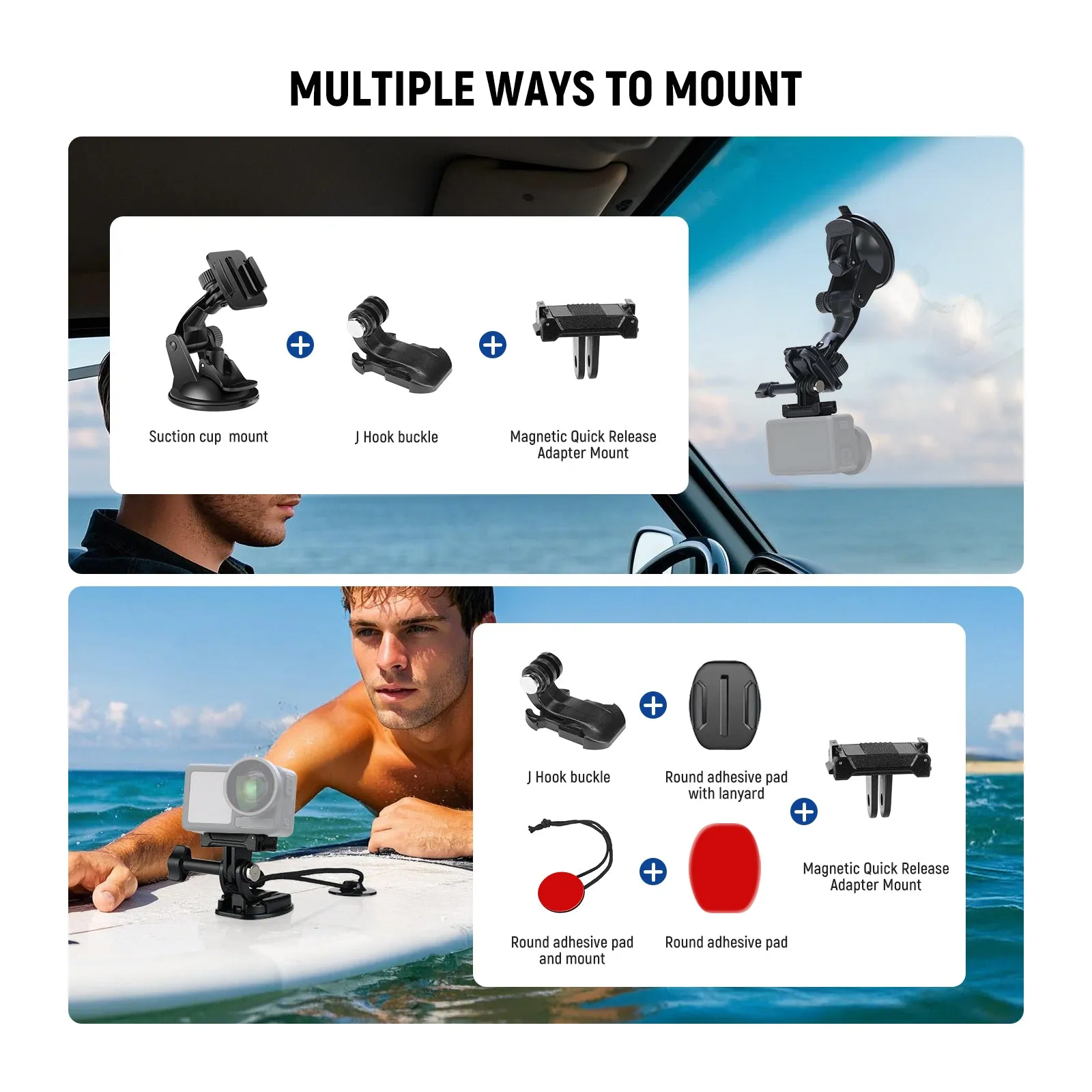 NEEWER GP-51 35 in 1 Action Camera Accessories